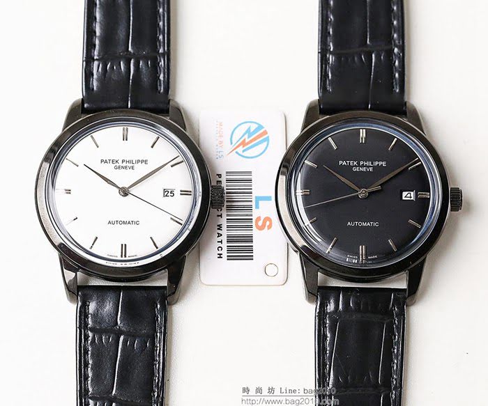 百達翡麗PATEK PHILPPE LS精品 2019春夏季新款 簡約時尚 9015全自動機芯 經典黑 超薄 高檔男士腕表  wssb5193